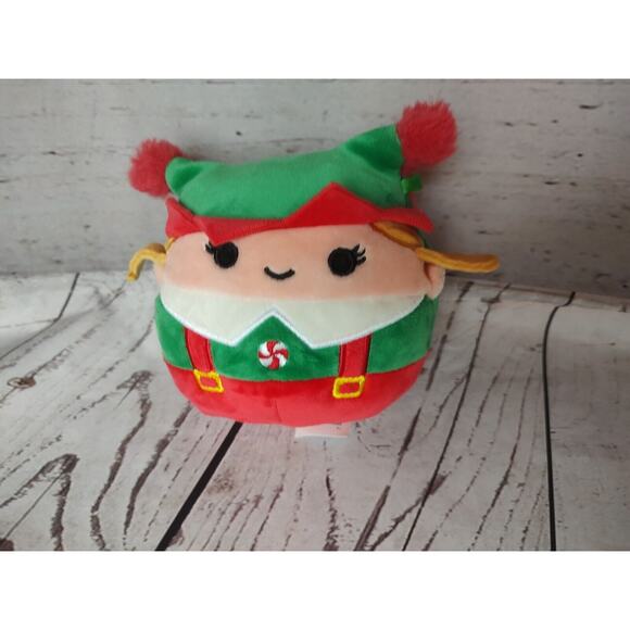 Squishmallows 4.5 " EMMY the ELF w/ HAT Christmas Santa Little helper Plush Toy - Picture 1 of 6